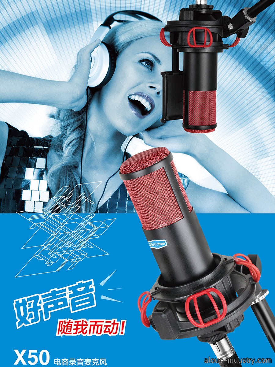 X50电容话筒写真图